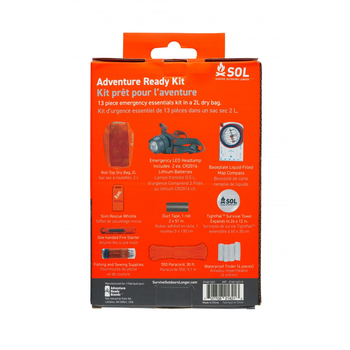Sol Rescue Kit Adventure Ready Survival Kit | SOL – Canadian Preparedness