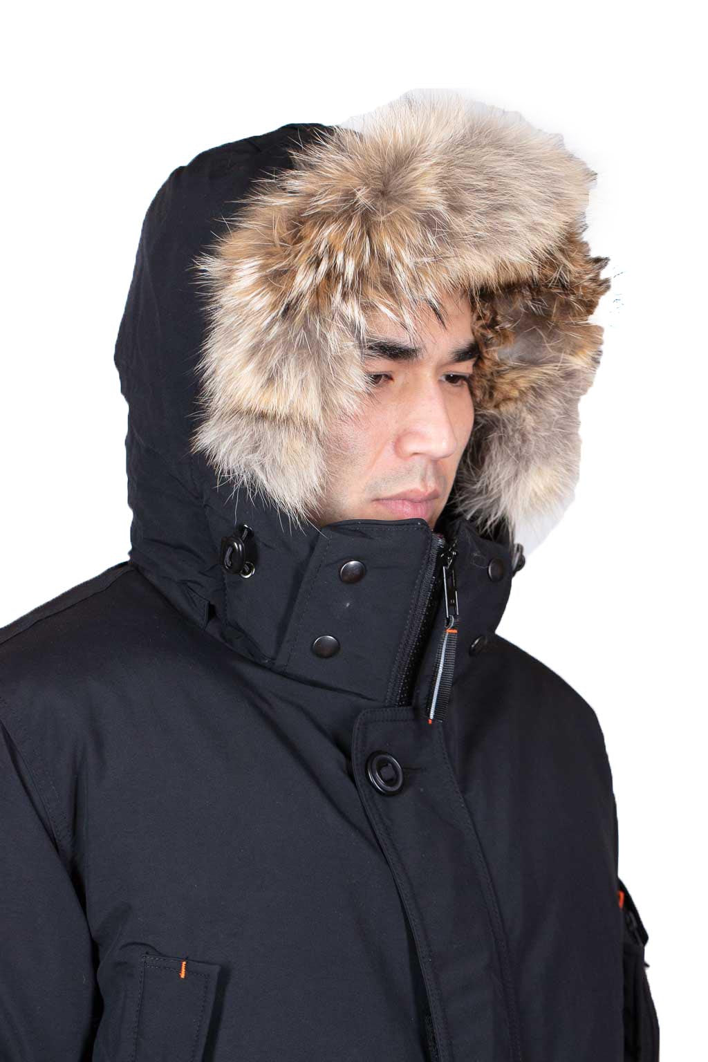 MASSAK LONG Jacket -40° Celcius - Waterproof, Coyote trim | OSC