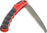 Silky F180 foldable saw with a red fibreglass body and black rubberized handle.