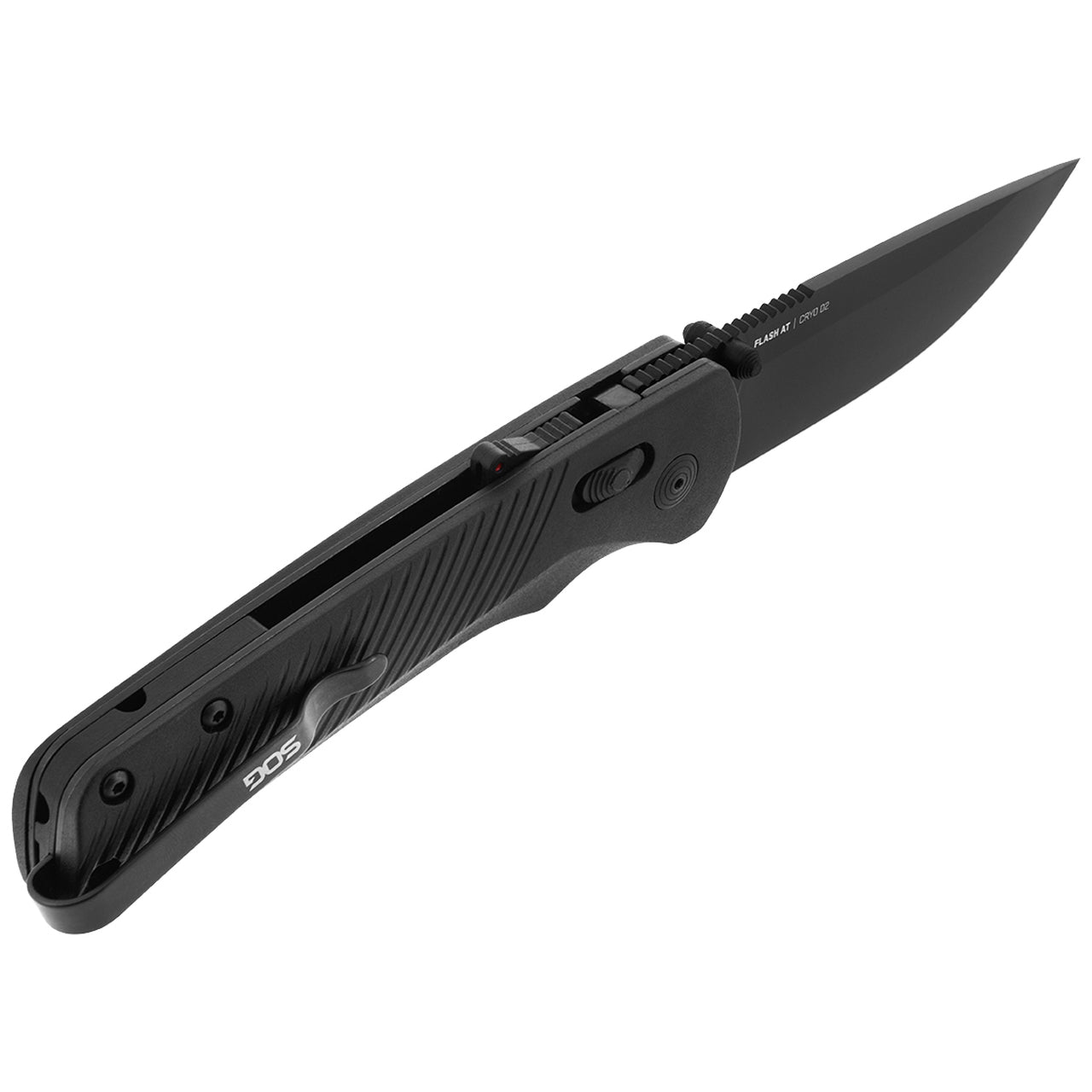 SOG Flash AT Folding Knife | Blackout (11-18-01-41)
