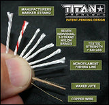 TITAN SurvivorCord (DRAGONSCALE) | 100 Feet | Patented Military Type III 550