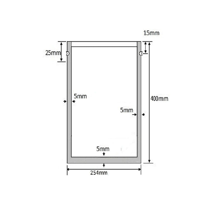 10 X 1 Gallon Mylar Bags (5 mil Thickness)