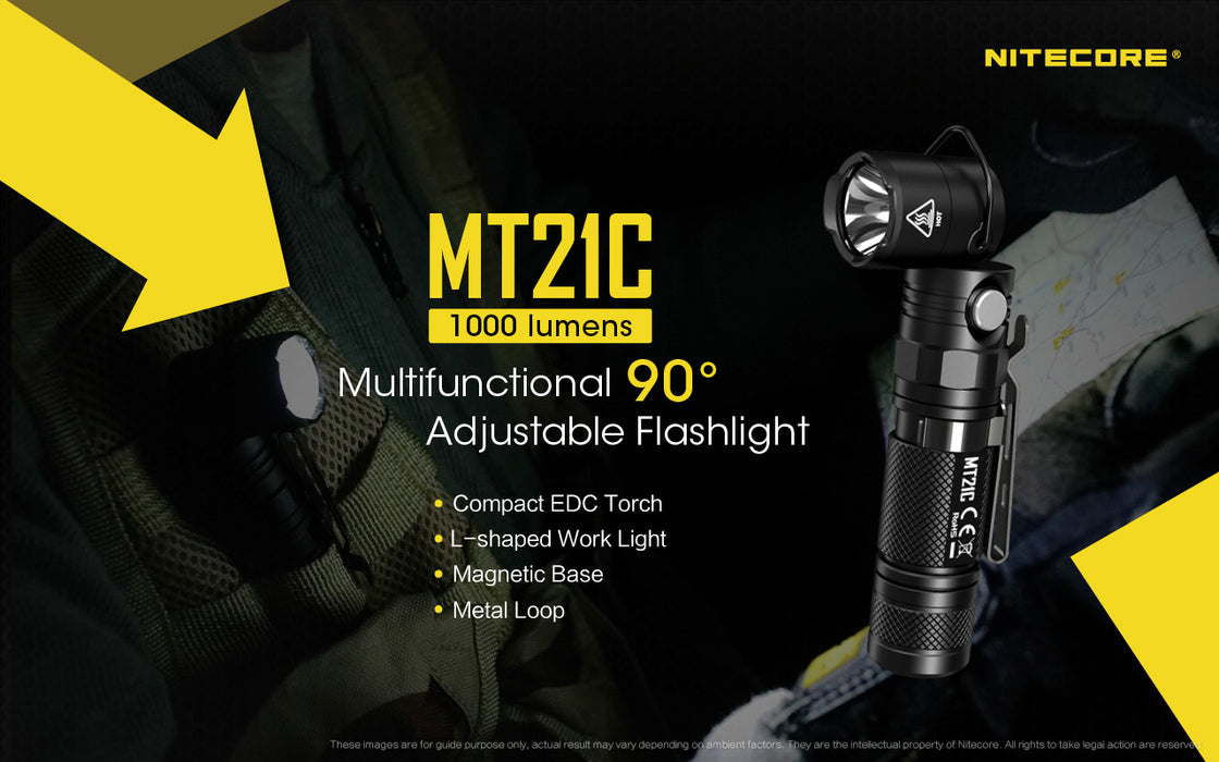 Nitecore MT21C Adjustable Angle Head light