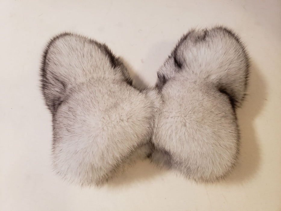 Women's - Blue Fox Fur Mitts (Made in Canada)