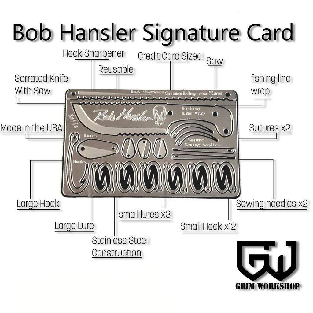 Grim Workshop Survival Bob Hansler Wilderness Card