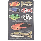 Grim Workshop Survival Fishing Lure Card