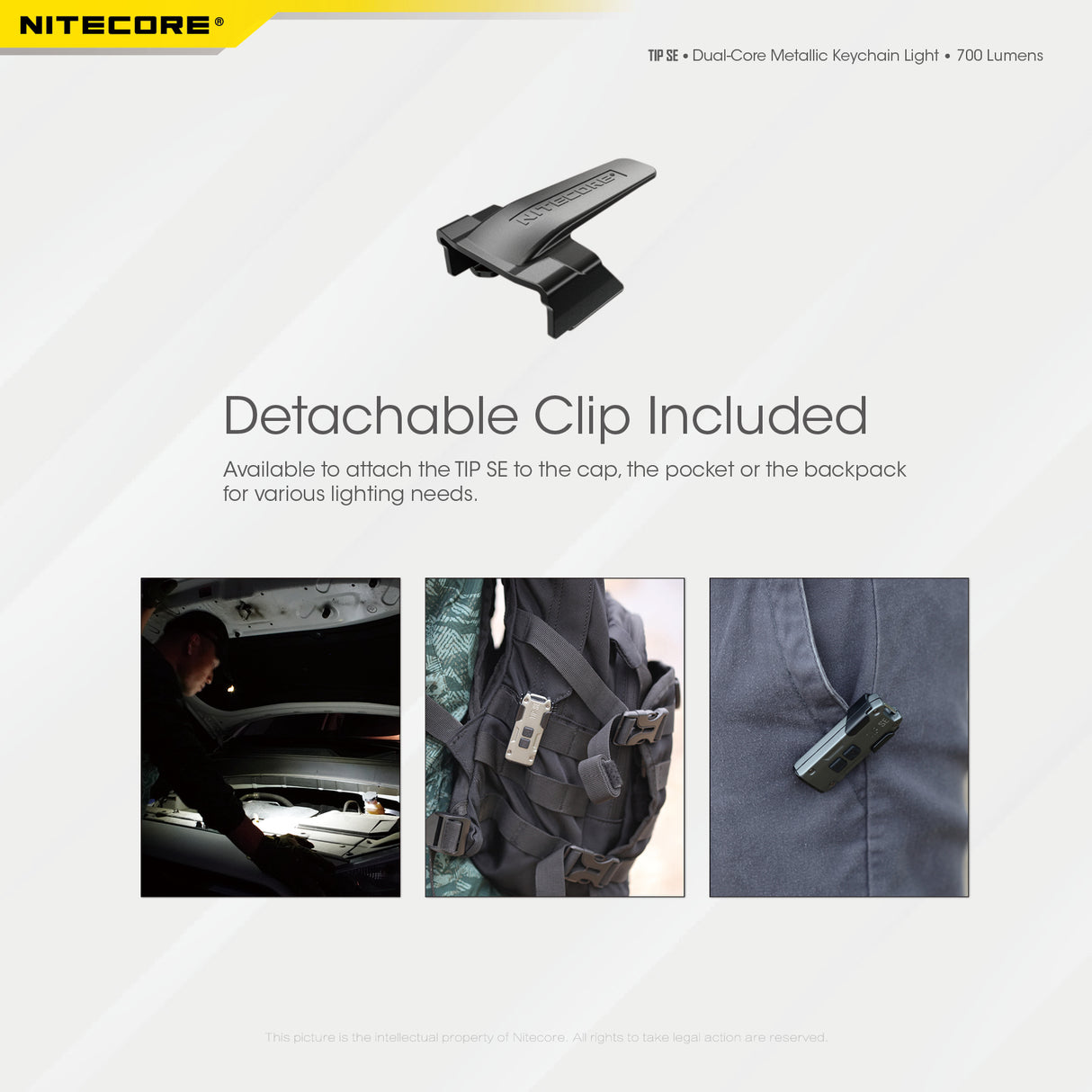 Nitecore TIP SE Dual-Core Metallic Keychain light