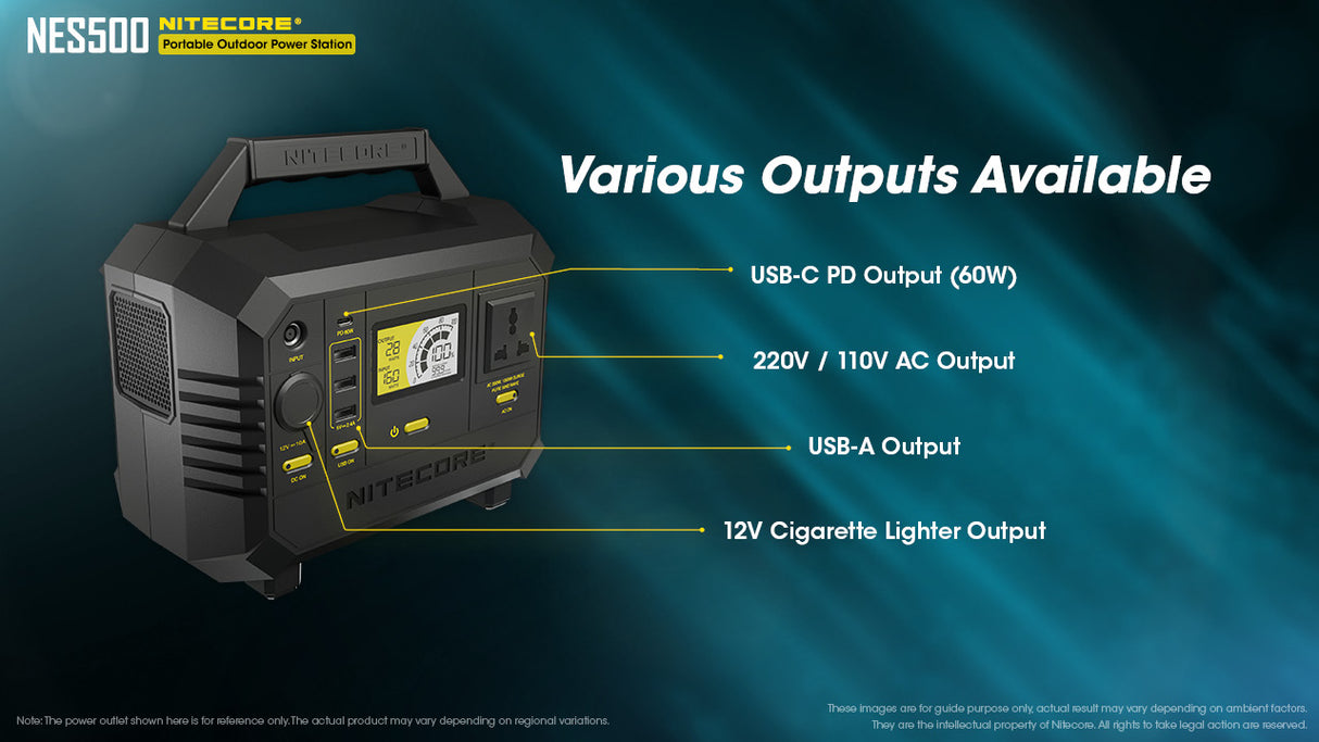 Nitecore NES500  Portable Power Station