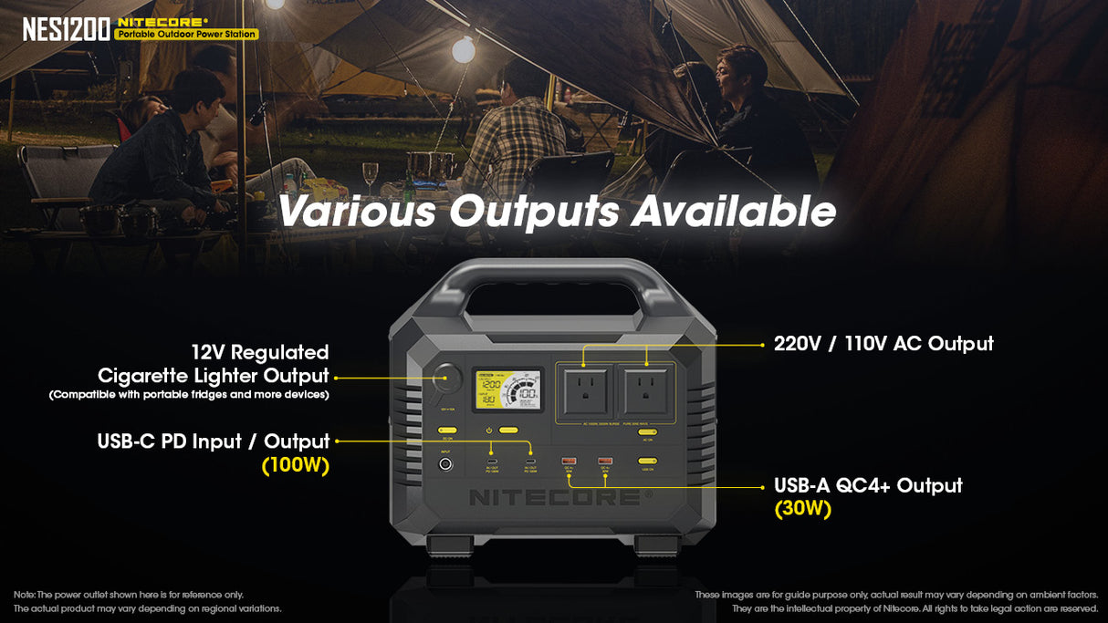 Nitecore NES1200 Lithium Solar Generator