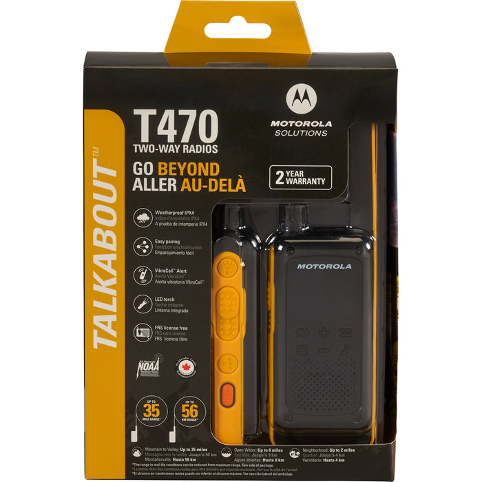 Motorola T470- Two Way radios Pair