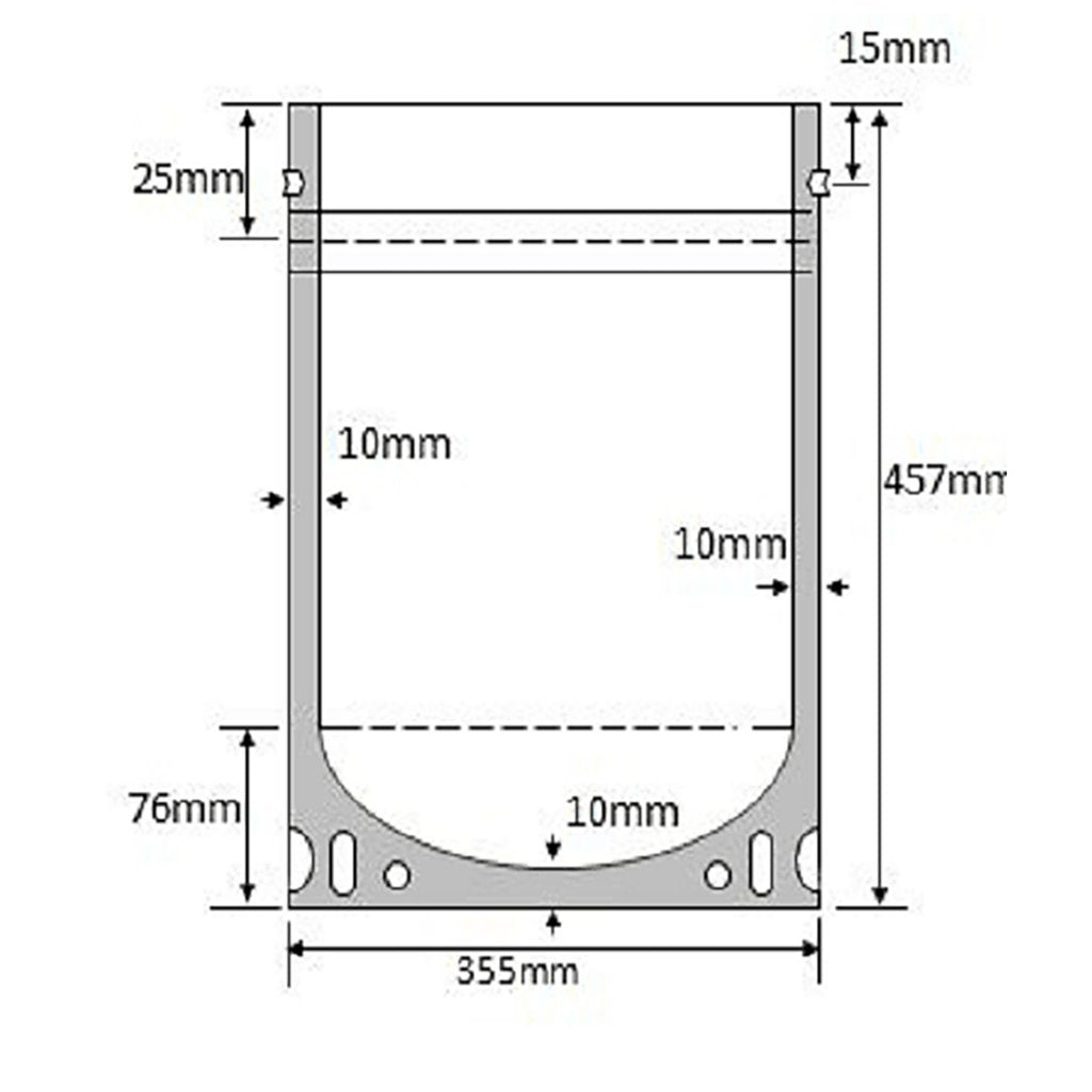 50 X 2 Gallon Ziplock Mylar Bags — Canadian Preparedness