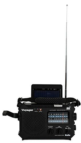 The Voyager V2 - Solar/Dynamo AM/FM/SW NOAA Weather Band Emergency Radio -  Emergency Radios Walkie Talkies