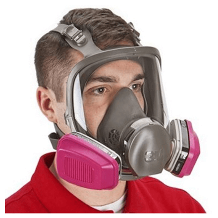 3M 6000 series respirator mask with cartridge