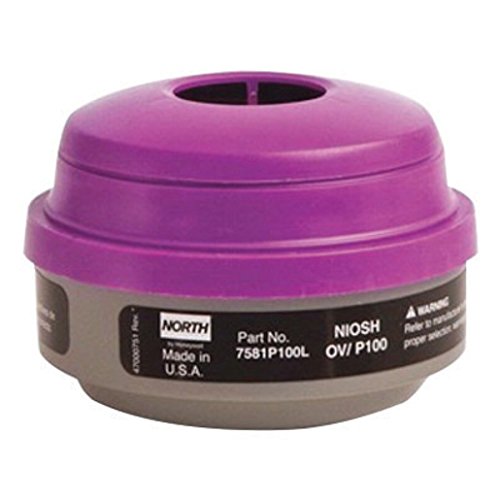 Honeywell Organic Vapor P100 Filter Cartridge in purple and grey colour.