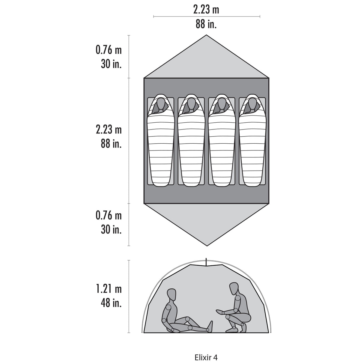 MSR® Elixir™ Season Tent- 4 Person