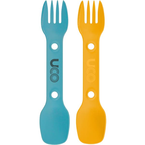 UCO Utility Spork - (2-Pack) Ultra Durable Nylon- LIfetime Warranty