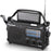 Kaito KA500L LITHIUM Handheld Radio + Reading Lamp with 4-way Powered Emergency AM/FM/SW NOAA Weather Alert Solar and Hand Crank