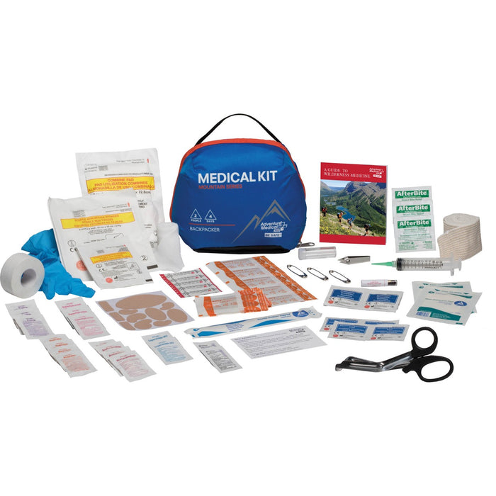 First Aid Items in Adventure Backpacker Medical Kits