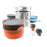 GSI Glacier Stainless Dualist II, Two-person Cook Set