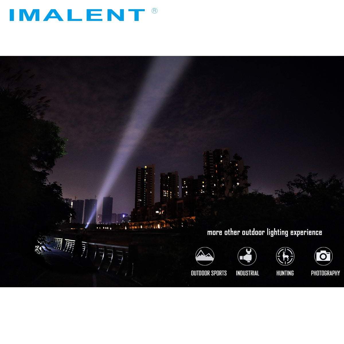 Imalent R90TS 36,000 Lumens (Worlds most INSANE spotlight)