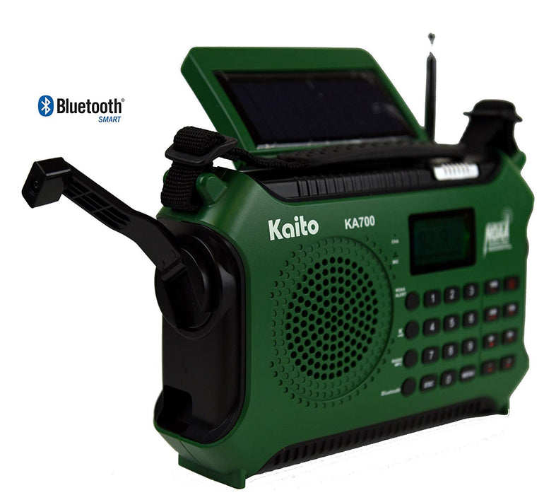 Kaito KA700 4 Way Powered Emergency Radio with Bluetooth