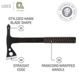 SOG Throwing Tomahawks (3 Pack) w/ Paracord Wrap