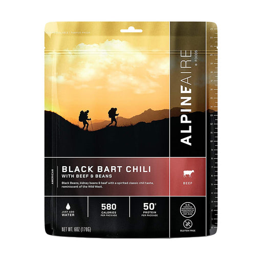 AlpineAire Foods Black Bart Chili with Beef & Beans Pouch
