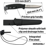 Morakniv Companion Spark with Fire Starter | Stainless Steel (13567)