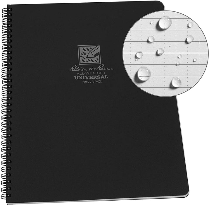 Waterproof Large Notebook Rite in the Rain Notepad ( 8-1/2" x 11")