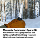 Morakniv Companion Spark with Fire Starter | Stainless Steel (13567)