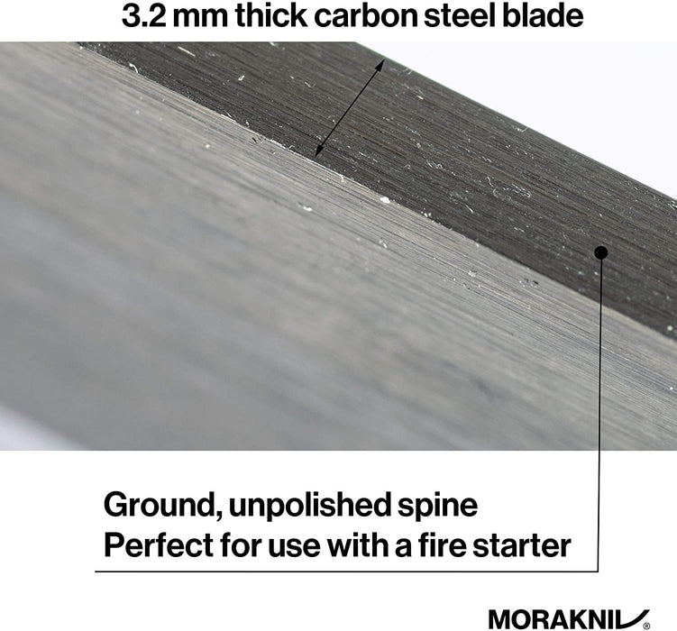 Mora Bushcraft Black Carbon Steel Knife