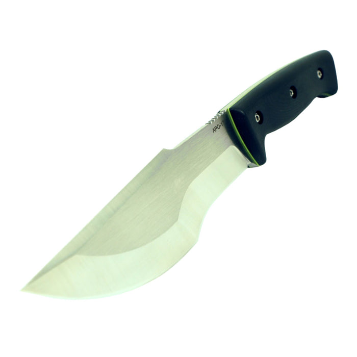 NEW! APO-1T Survival Lilly Knife (AUS8) Satin Finish Kydex Sheath Green Liner