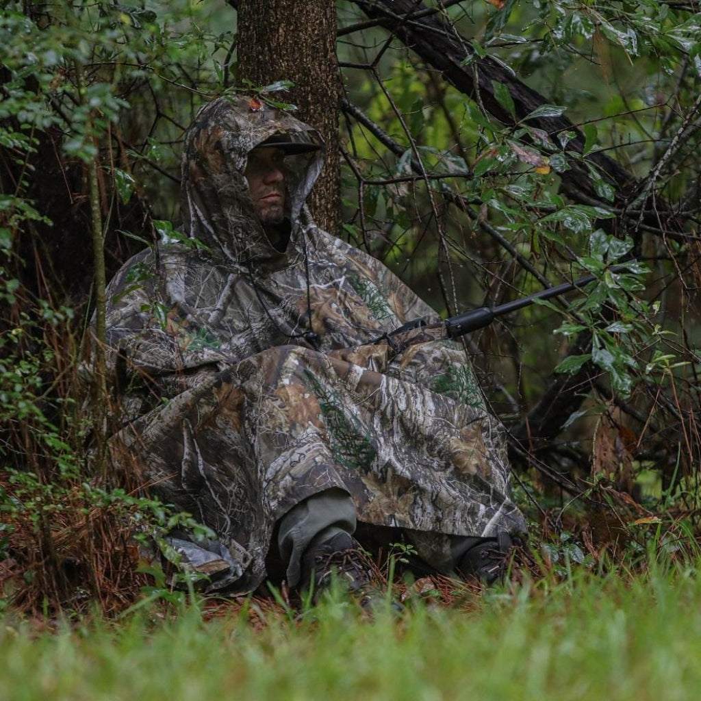 Arcturus Lightweight Waterproof Rain Poncho - Realtree Edge