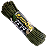 50 Feet of Olive Drab Color BattleCord paracord