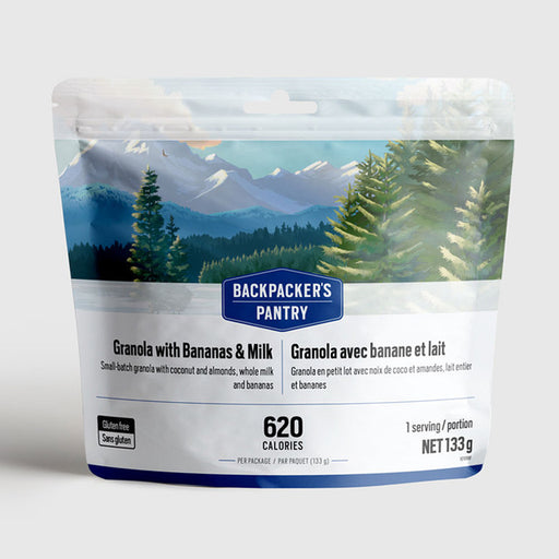 Backpackers Pantry- Granola with Bananas, Milk & Almonds 133g Pouch