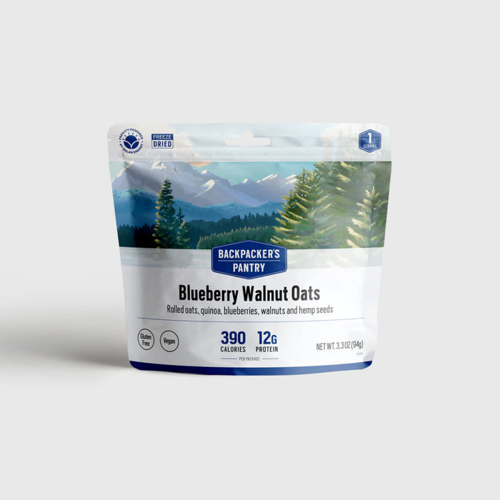 Backpackers Pantry- Organic Blueberry Walnut Oats 94g Pouch