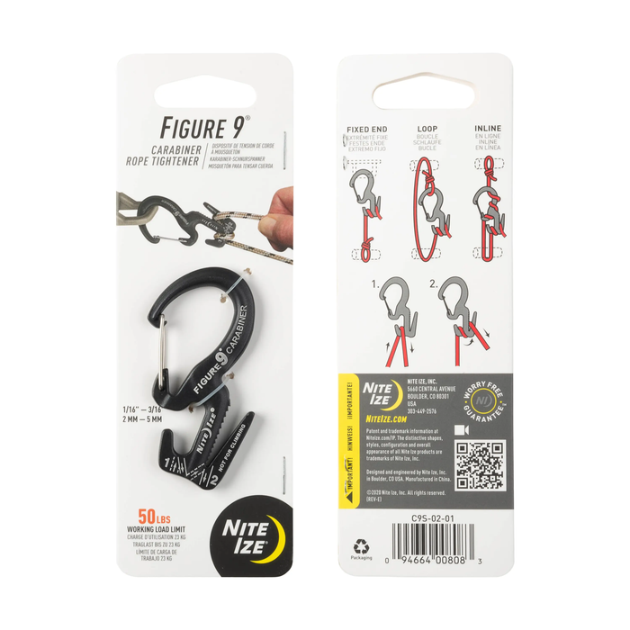 Nite-Ize FIGURE 9® Carabiner Rope Tightener- Large