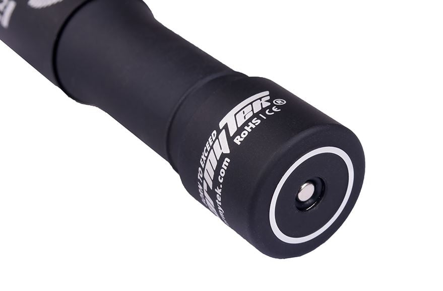 Magnetic charge port of the prime c2 flashlight