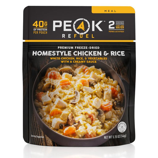Peak Refuel Homestyle Chicken and Rice 146g Pouch