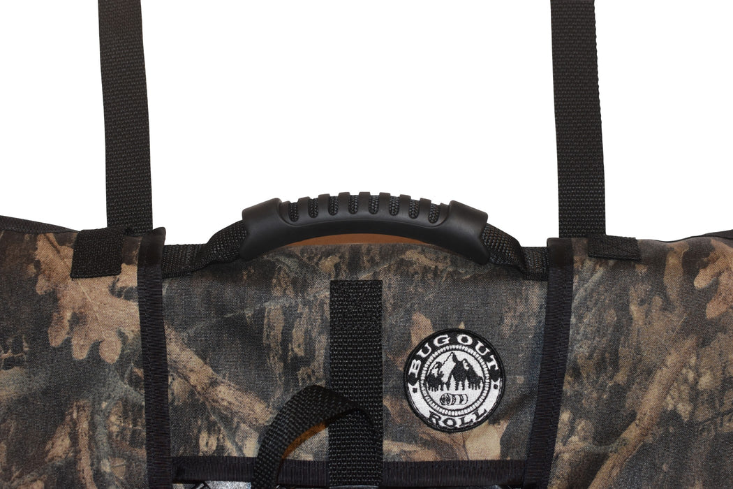 Complete REALTREE CAMO BUG OUT ROLL includes: 1 Main Section + 1 Vinyl Mod + 1 Cordura Mod