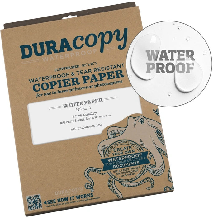 Rite in the Rain Duracopy Waterproof Printer Paper- 100 sheets