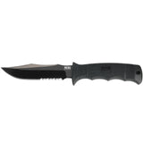 SOG Seal Pup Elite Knife- Kydex Sheath (Half-Serrated)