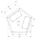 Esker Arctic Fox 10'x10' Winter Hot Tent Inside Diagram