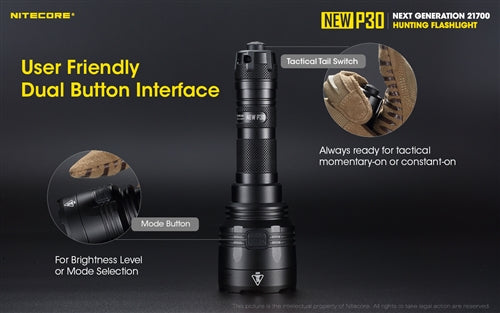 Nitecore P30 Hunting Flashlight