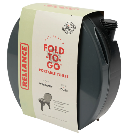 Reliance Fold-To-Go Portable Toilet Folded