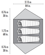 MSR Freelight Ultralight Backpacking Tent- 3 Person