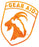 Gear Aid Logo emblem with a design of a mountain goat in orange.