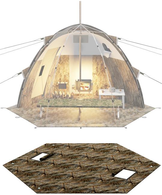 Russian Bear UP-2  Mini Tent with Floor 