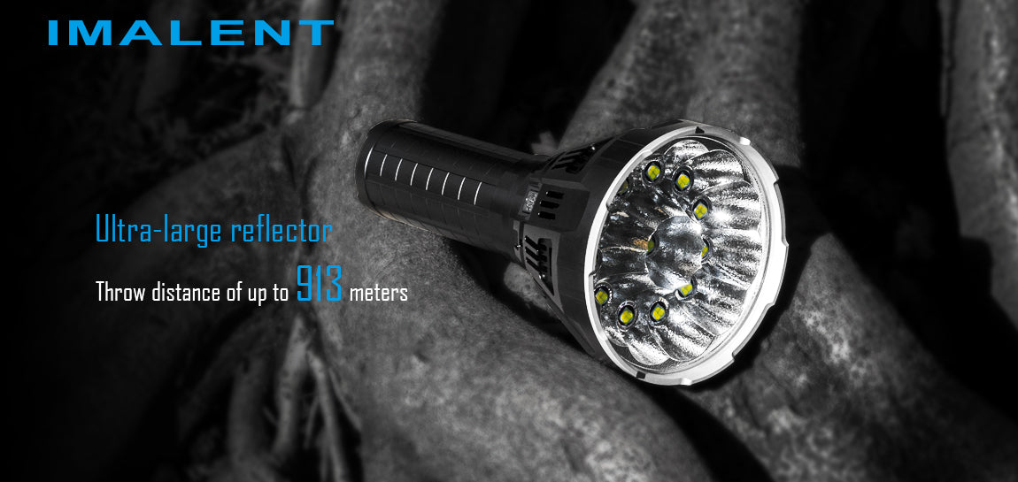 Imalent MS 12 - A 53,000 Lumen POWERHOUSE - Cooling Fan and Li-ion