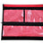 A Vinyl Transparent Mod section for the Bug Out Roll in First Aid Red.
